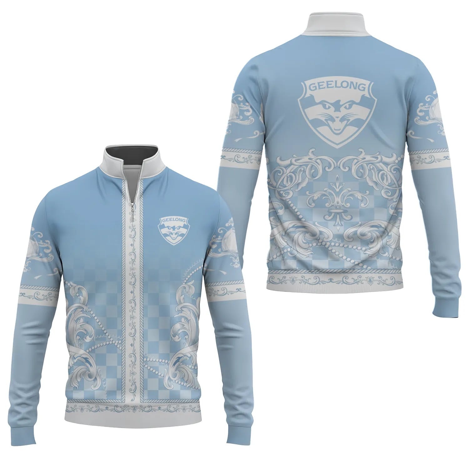 Geelong Cats Quarter-zip Pullover SHW025