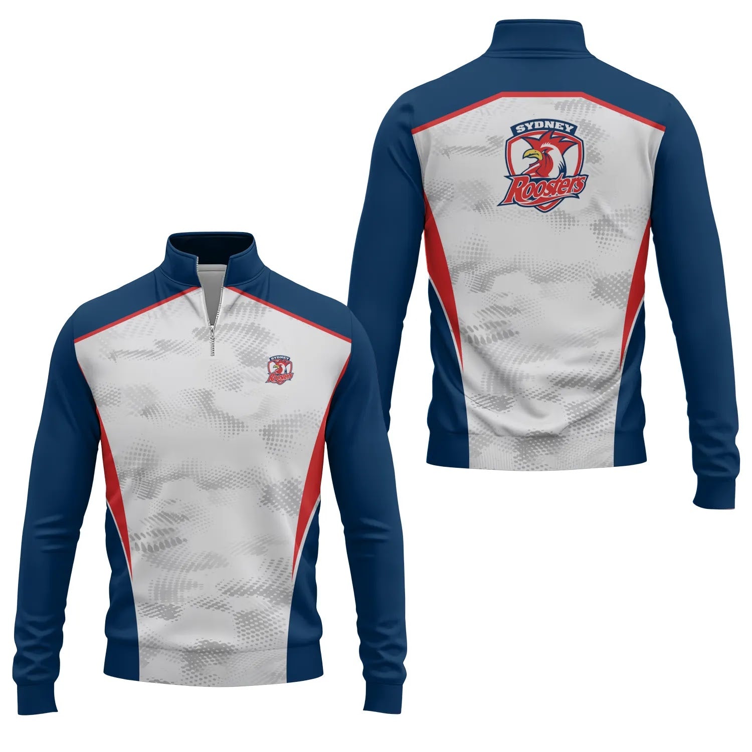 Sydney Roosters Quarter-zip Pullover SC081