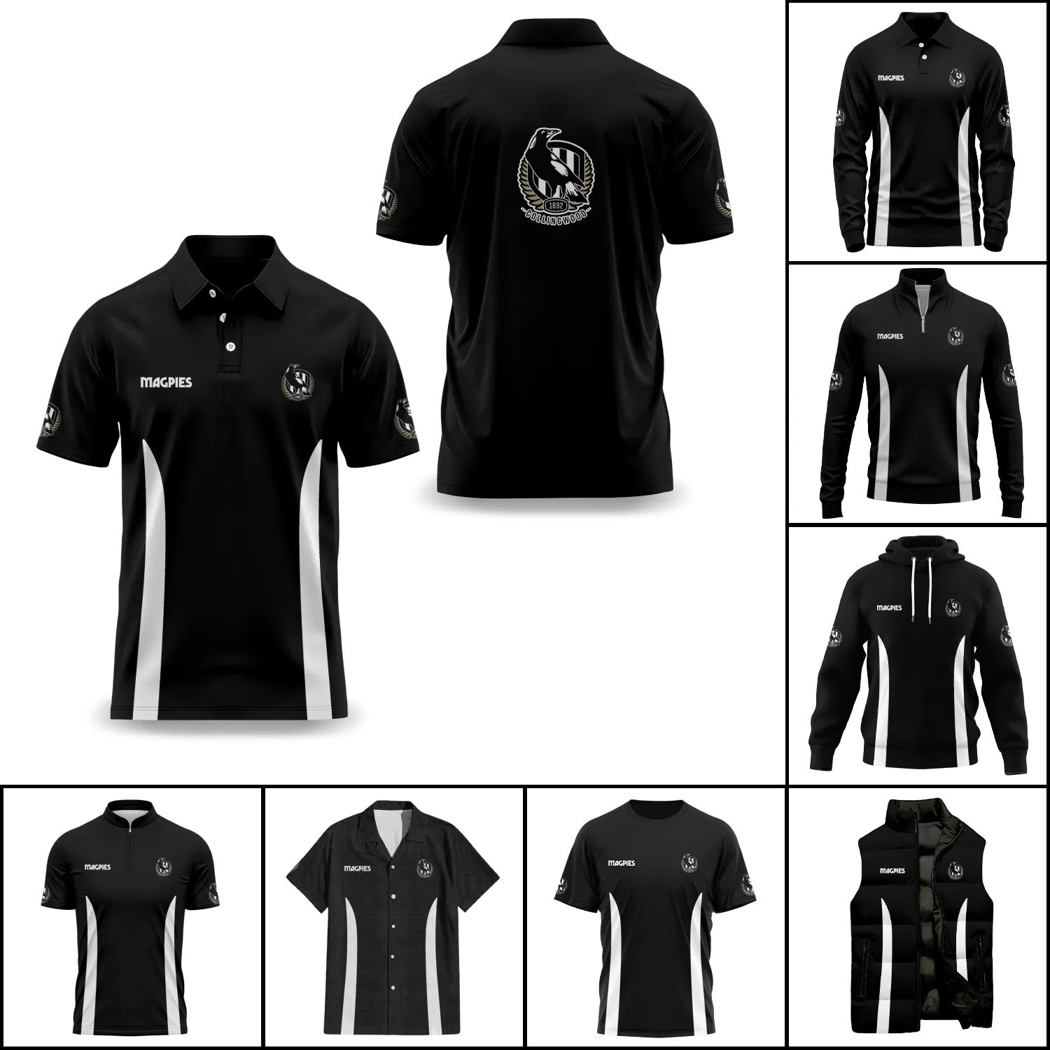 Collingwood Magpies Apparels SC006