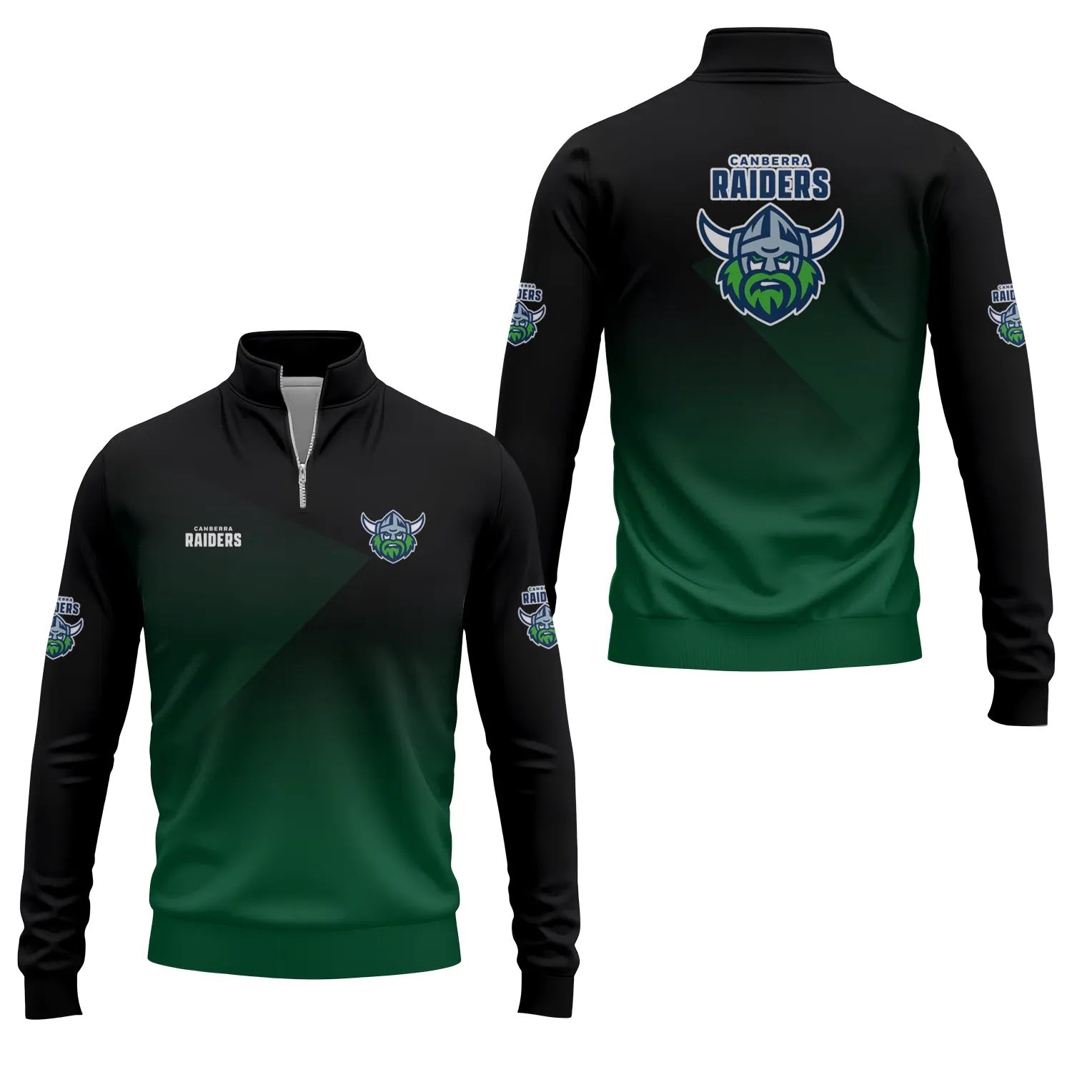 Canberra Raiders Quarter-zip Pullover SC012