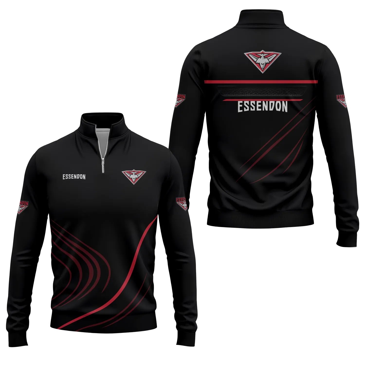 Essendon Bombers Quarter-zip Pullover SC024