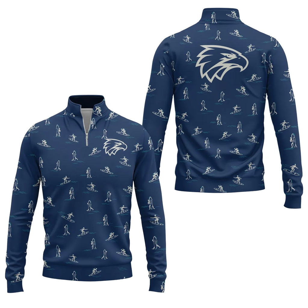 West Coast Eagles Quarter-zip Pullover SHW011