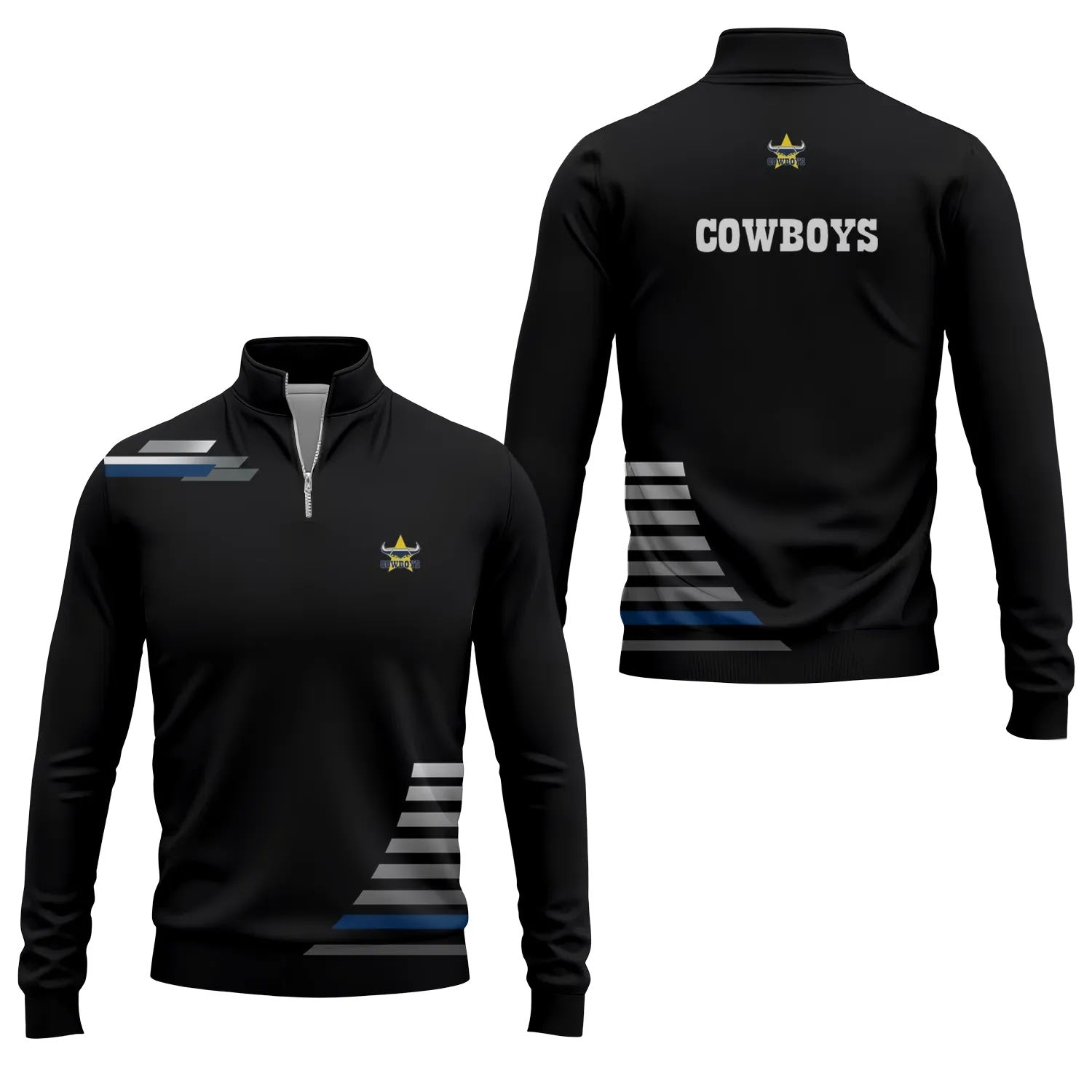 North Queensland Cowboys Quarter-zip Pullover SC034
