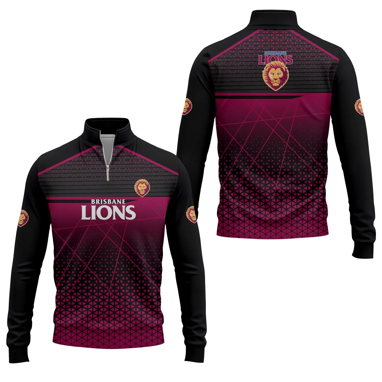 Brisbane Lions Quarter-zip Pullover SC047