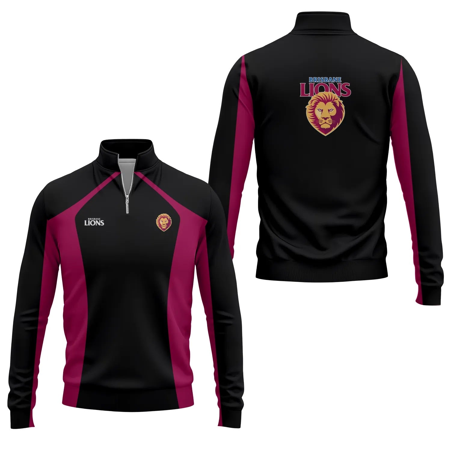 Brisbane Lions Quarter-zip Pullover SC048