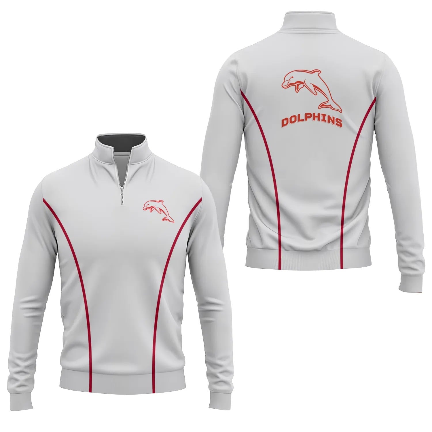 Dolphins Quarter-zip Pullover SC025