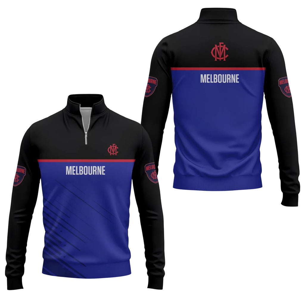 Melbourne Demons Quarter-zip Pullover SC040