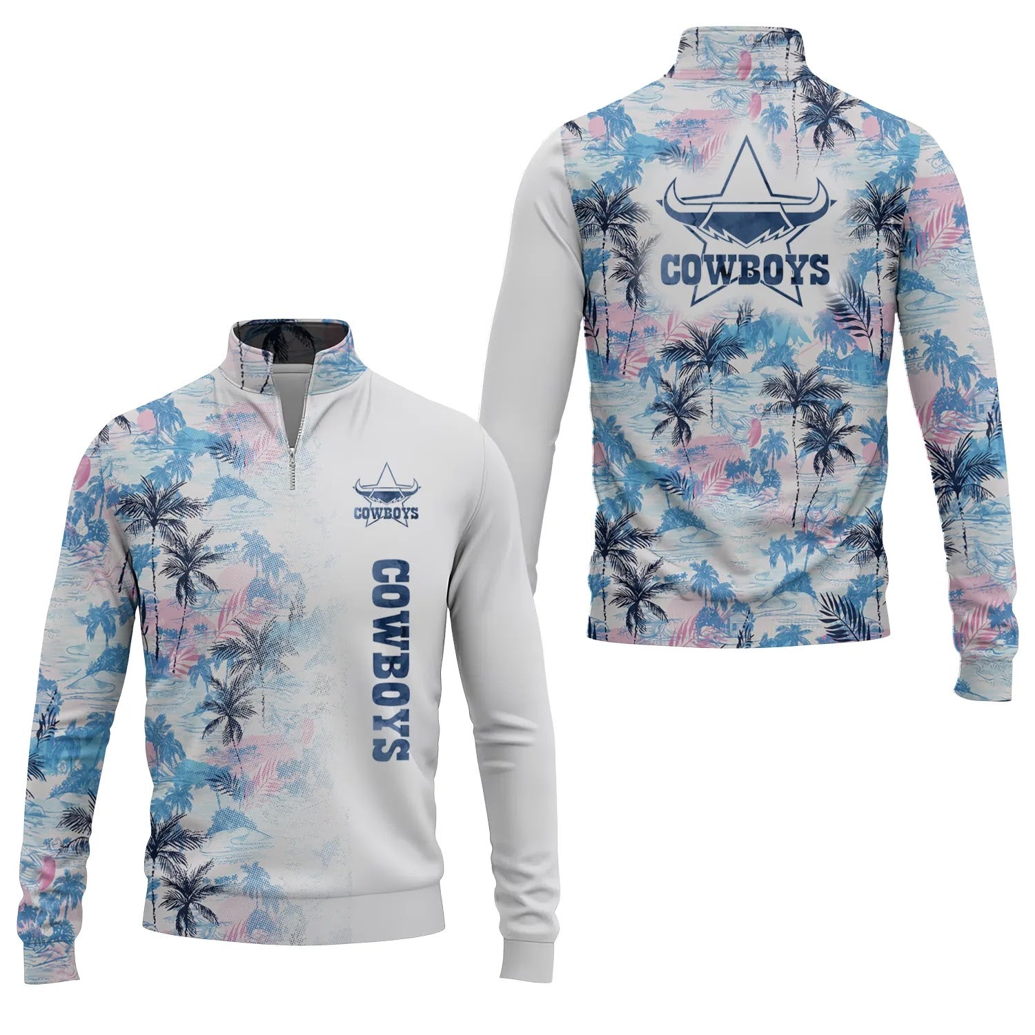 North Queensland Cowboys Quarter-zip Pullover SHW029