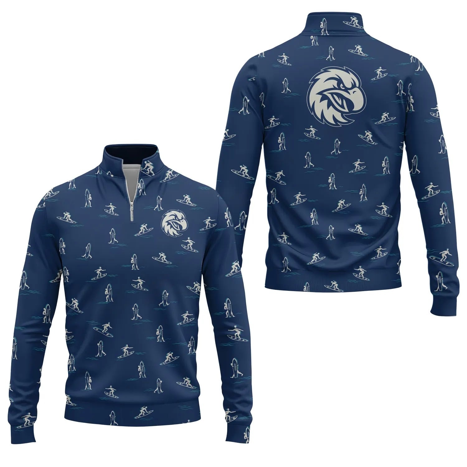 Manly Warringah Sea Eagles Quarter-zip Pullover SHW011