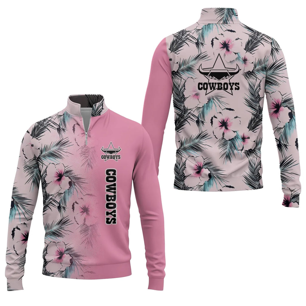 North Queensland Cowboys Quarter-zip Pullover SHW056