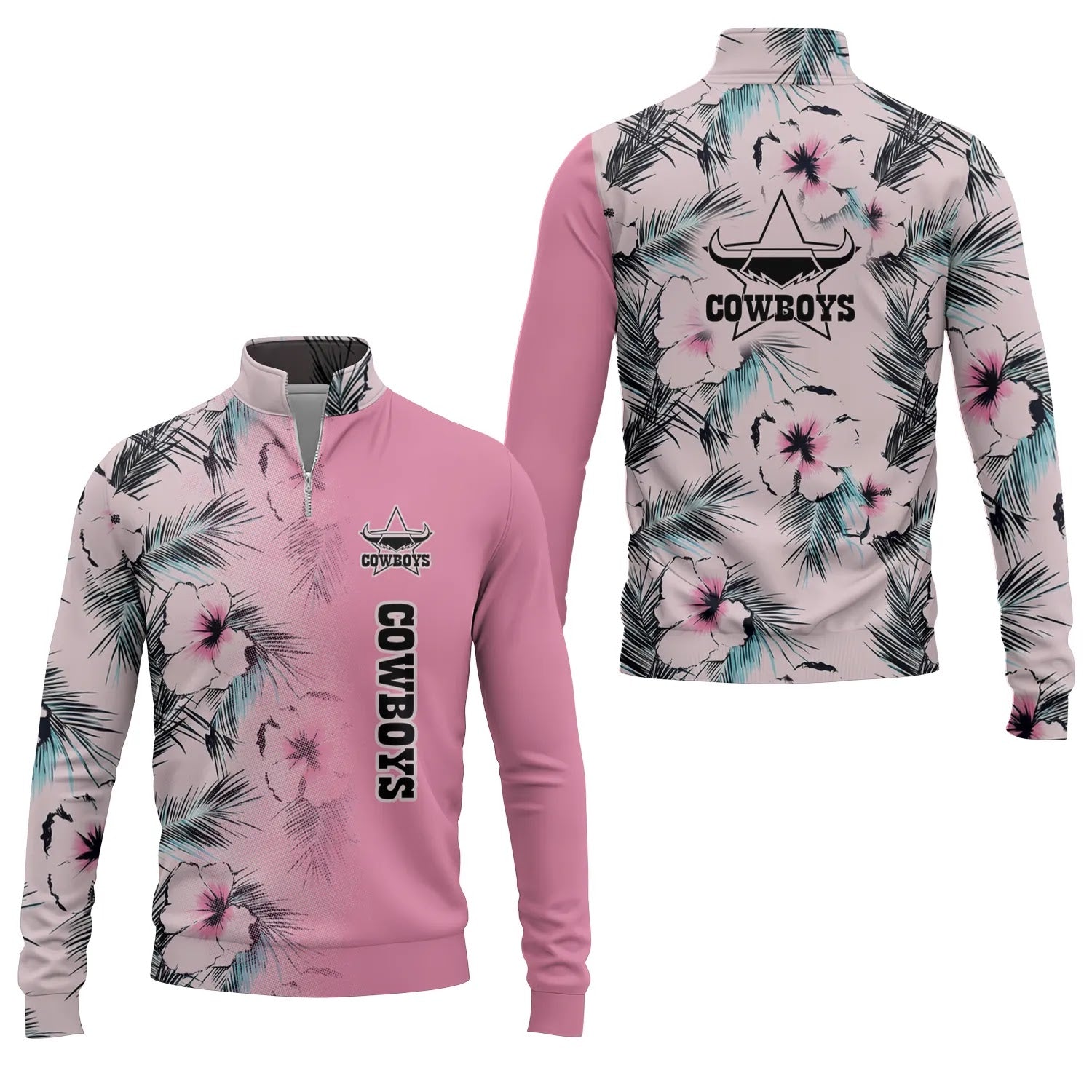 North Queensland Cowboys Quarter-zip Pullover SHW056