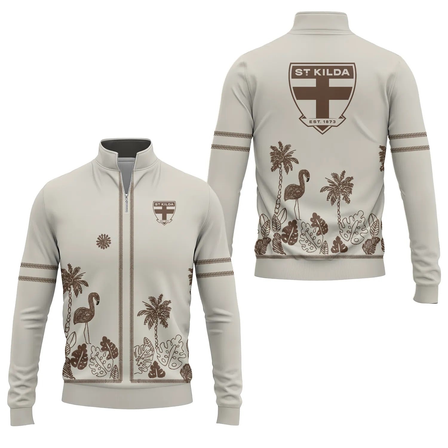 St Kilda Saints Quarter-zip Pullover SHW044