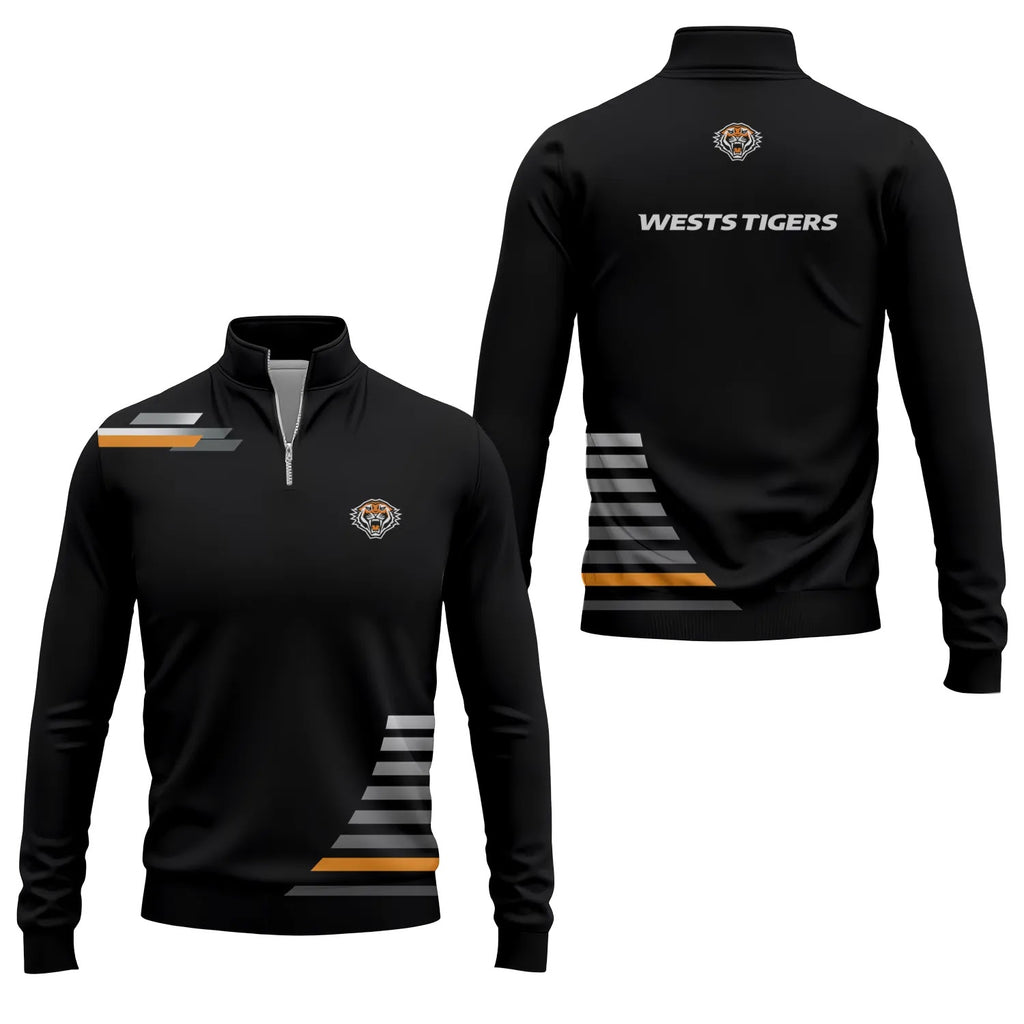 Wests Tigers Quarter-zip Pullover SC034