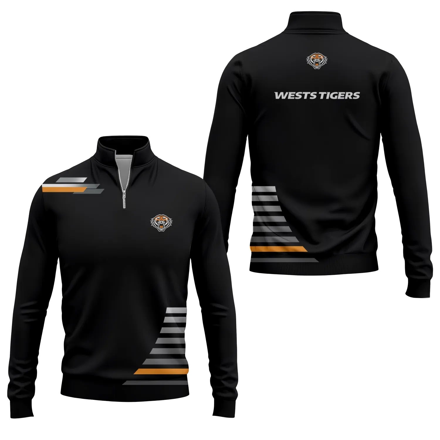 Wests Tigers Quarter-zip Pullover SC034
