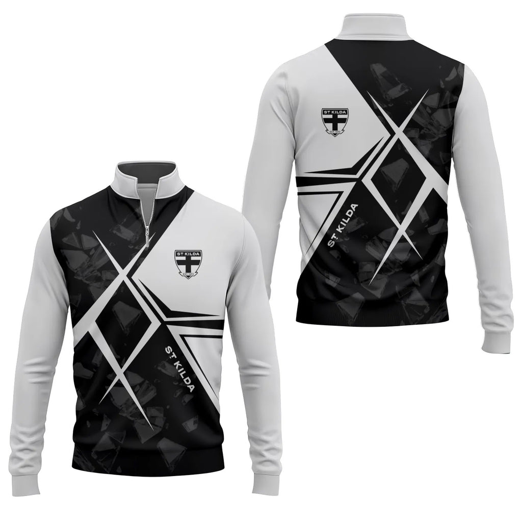 St Kilda Saints Quarter-zip Pullover SC060