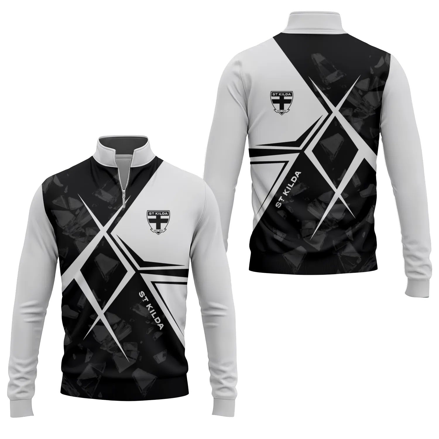 St Kilda Saints Quarter-zip Pullover SC060