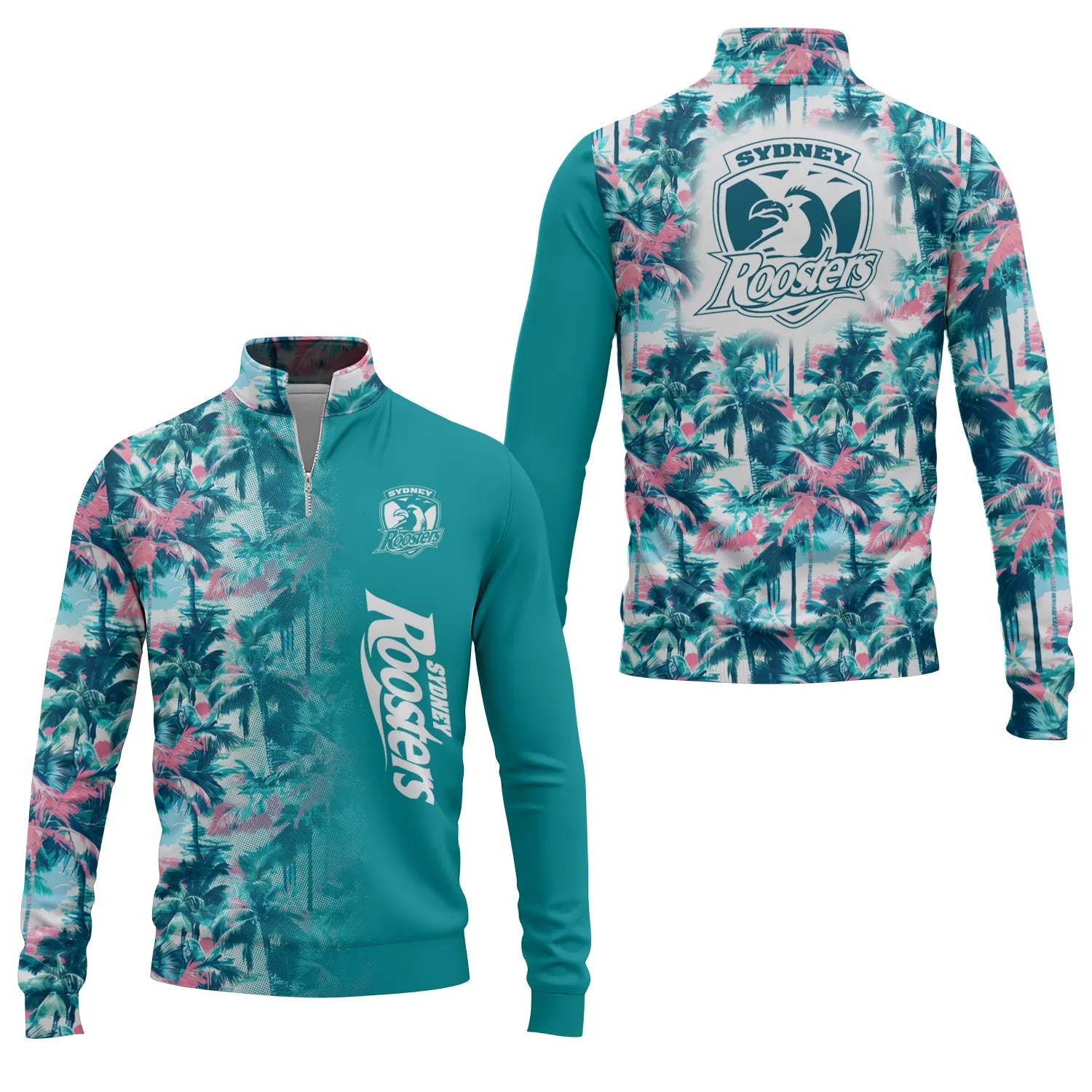 Sydney Roosters Quarter-zip Pullover SHW061