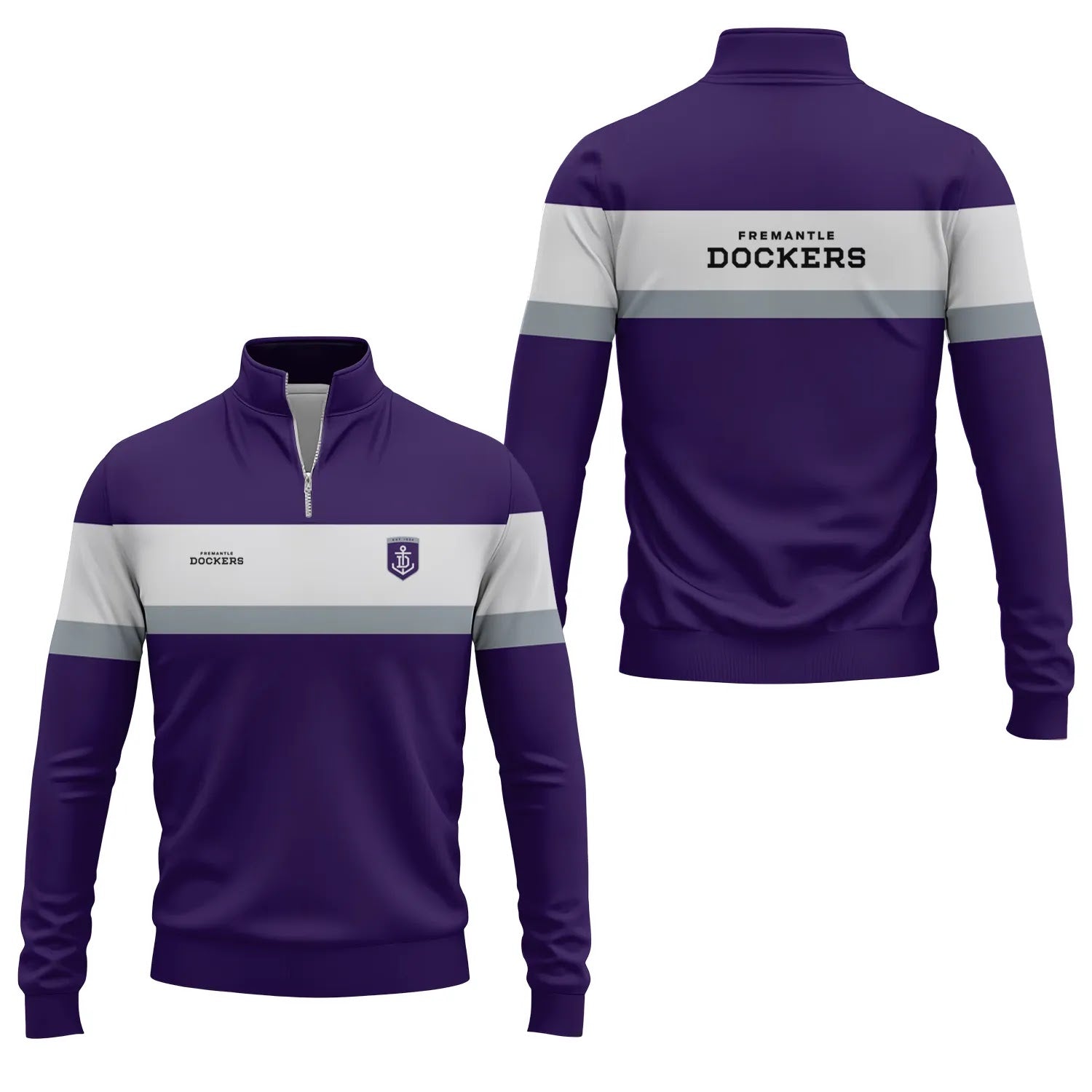 Fremantle Dockers Quarter-zip Pullover SC046