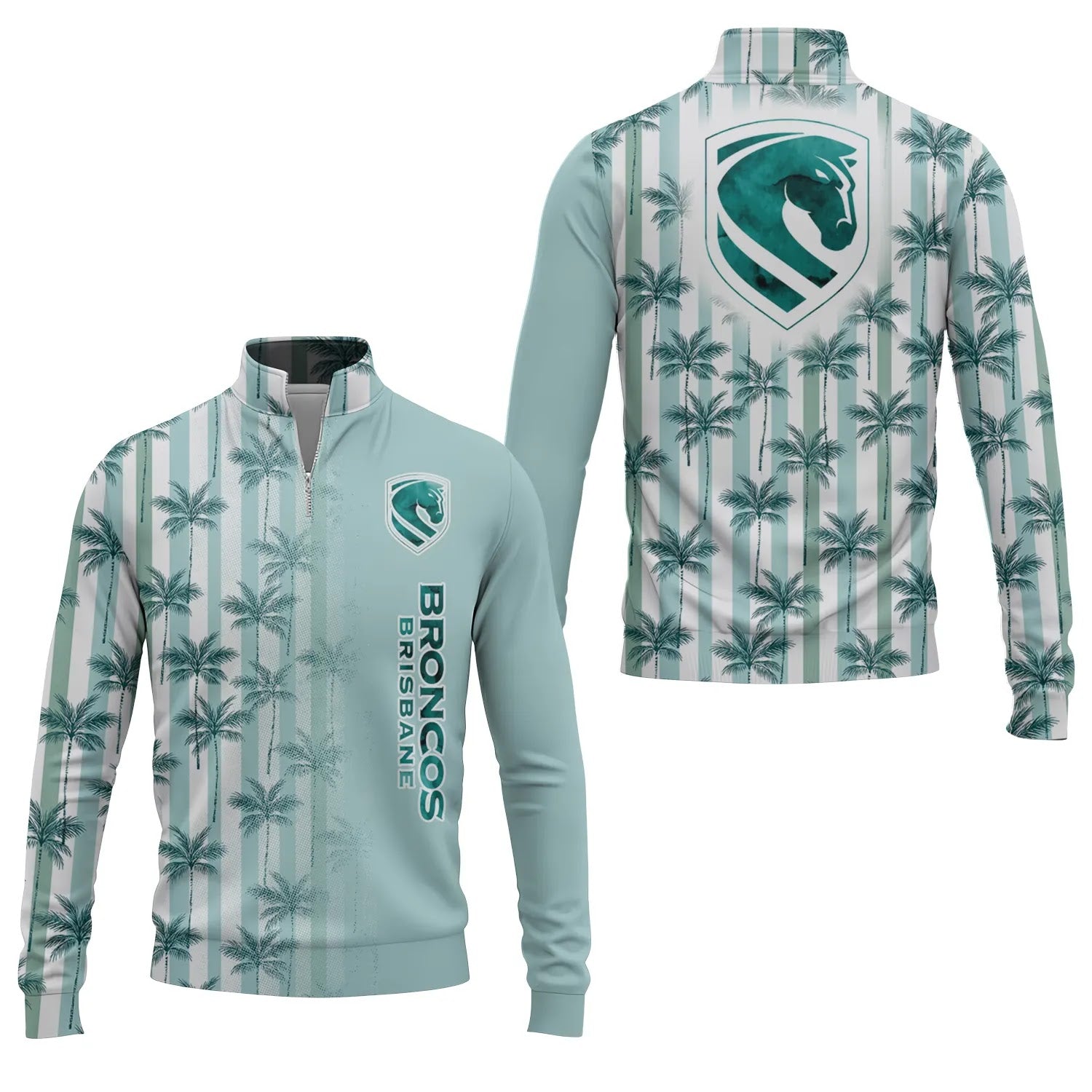 Brisbane Broncos Quarter-zip Pullover SHW028