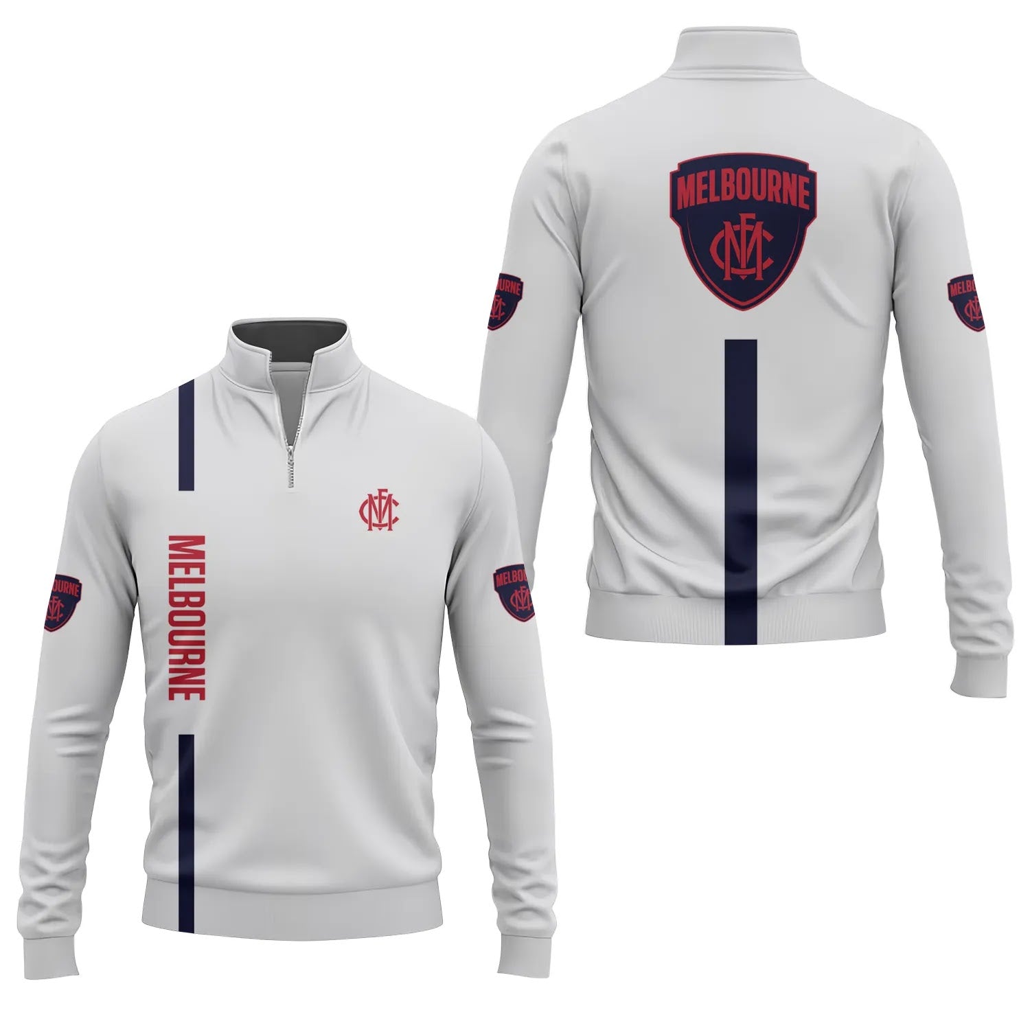 Melbourne Demons Quarter-zip Pullover SC005