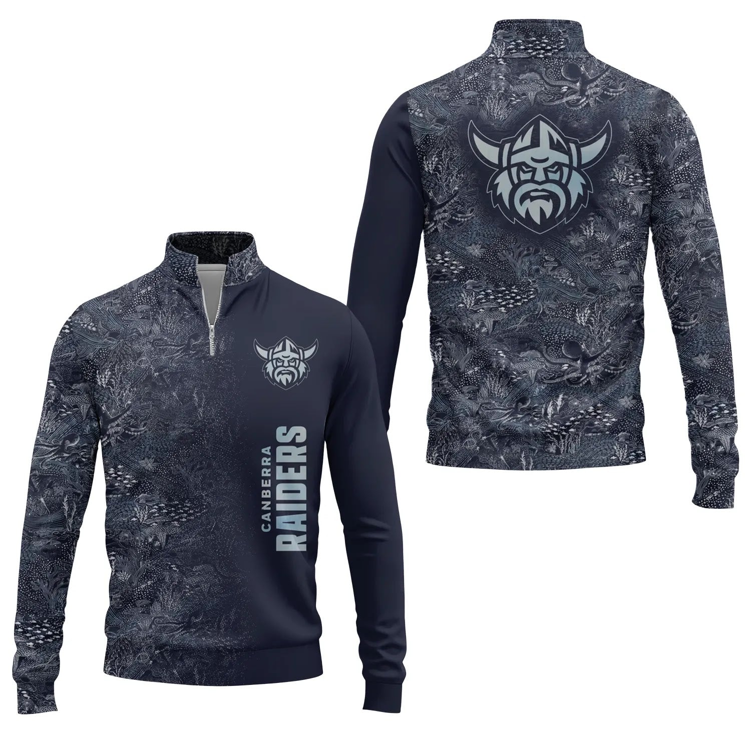 Canberra Raiders Quarter-zip Pullover SHW006