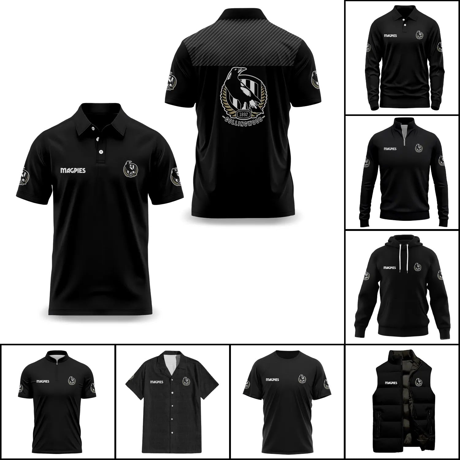 Collingwood Magpies Apparels SC001