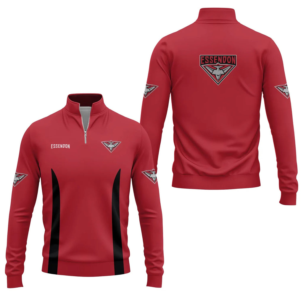 Essendon Bombers Quarter-zip Pullover SC006