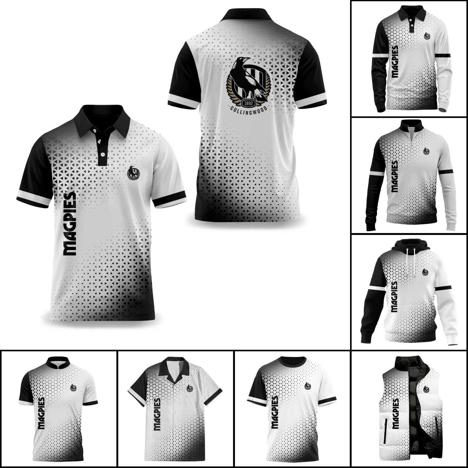 Collingwood Magpies Apparels SC079