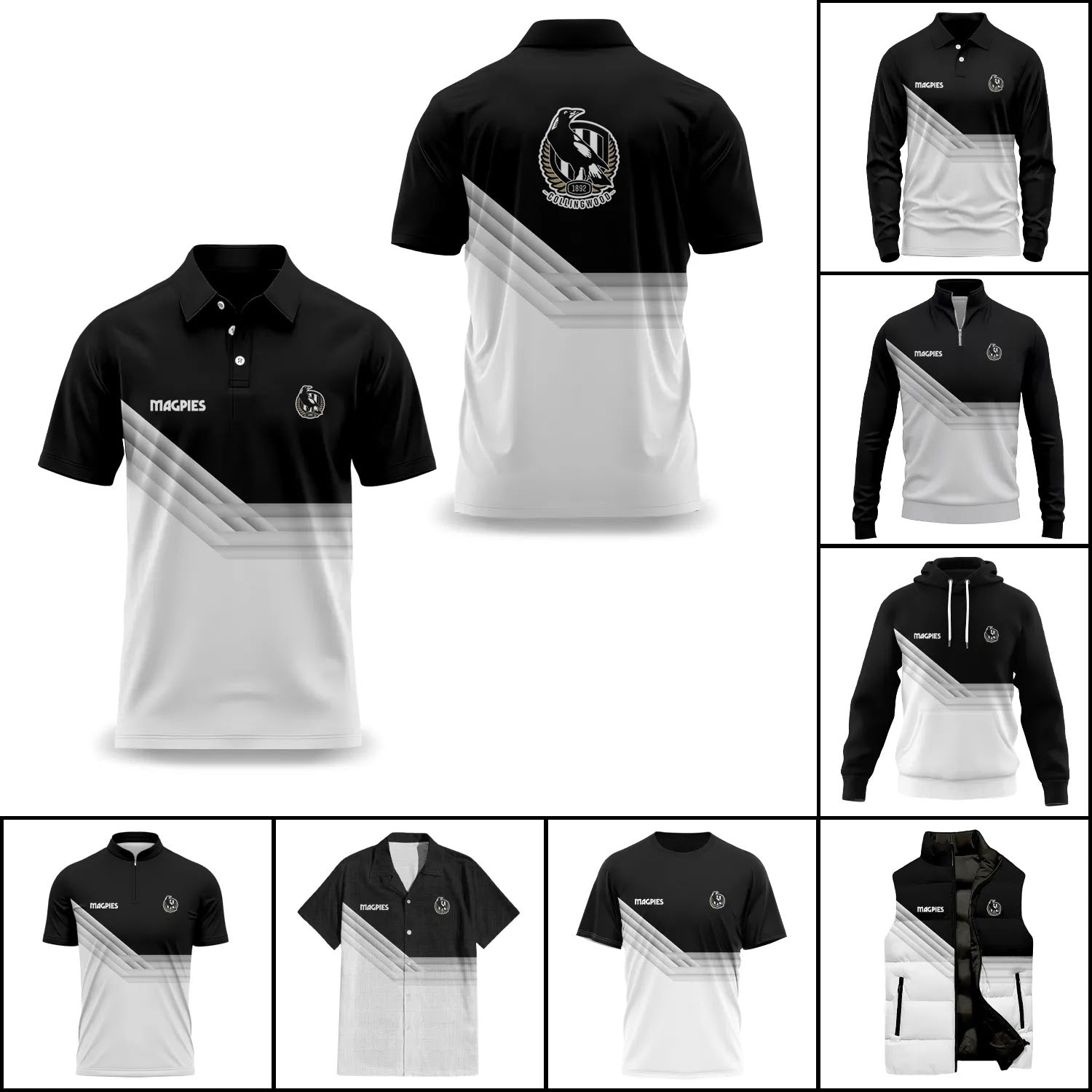 Collingwood Magpies Apparels SC106