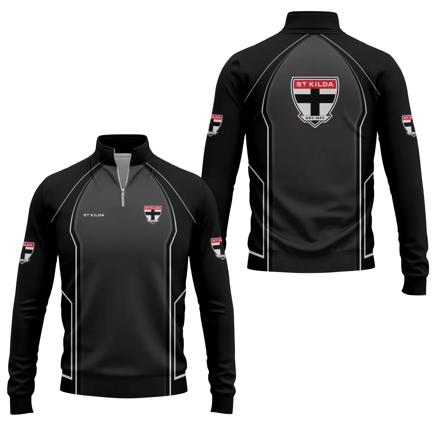 St Kilda Saints Quarter-zip Pullover SC061