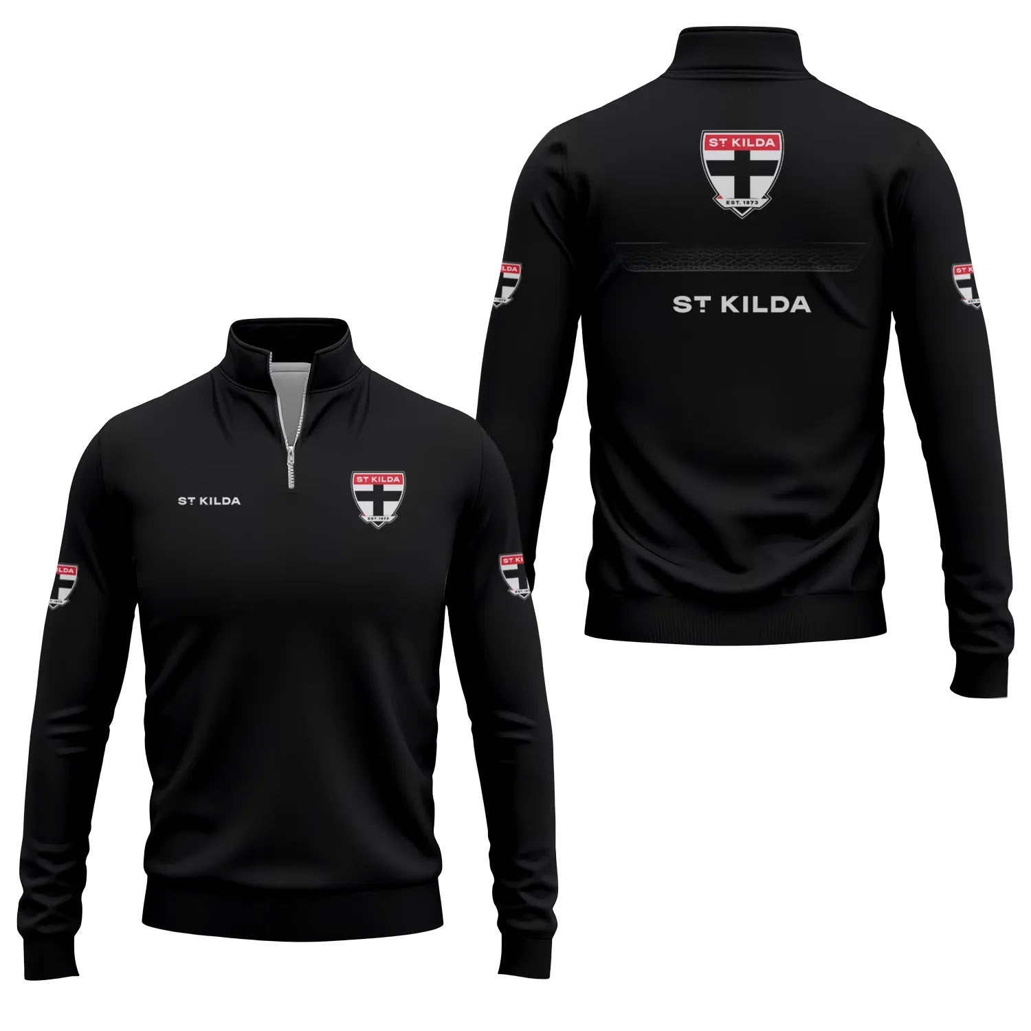 St Kilda Saints Quarter-zip Pullover SC024