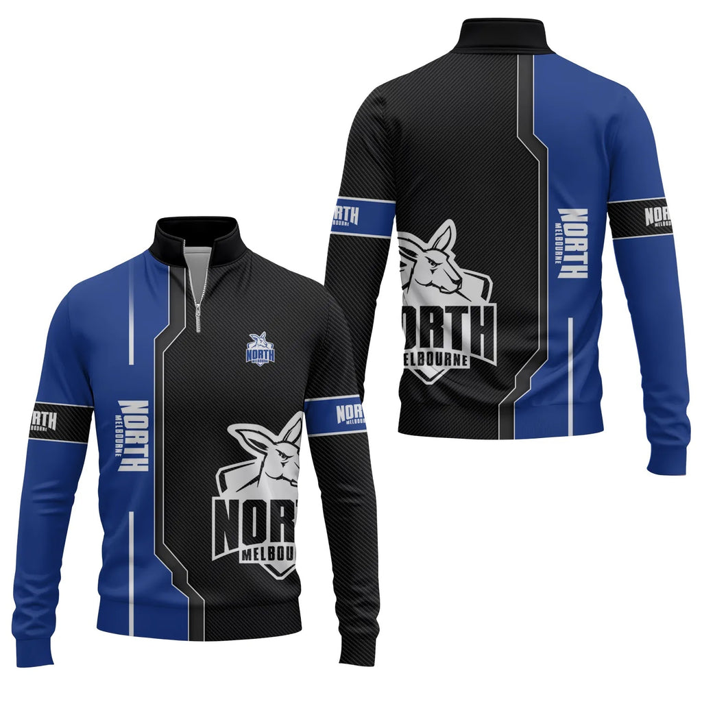 North Melbourne Kangaroos Quarter-zip Pullover SC042