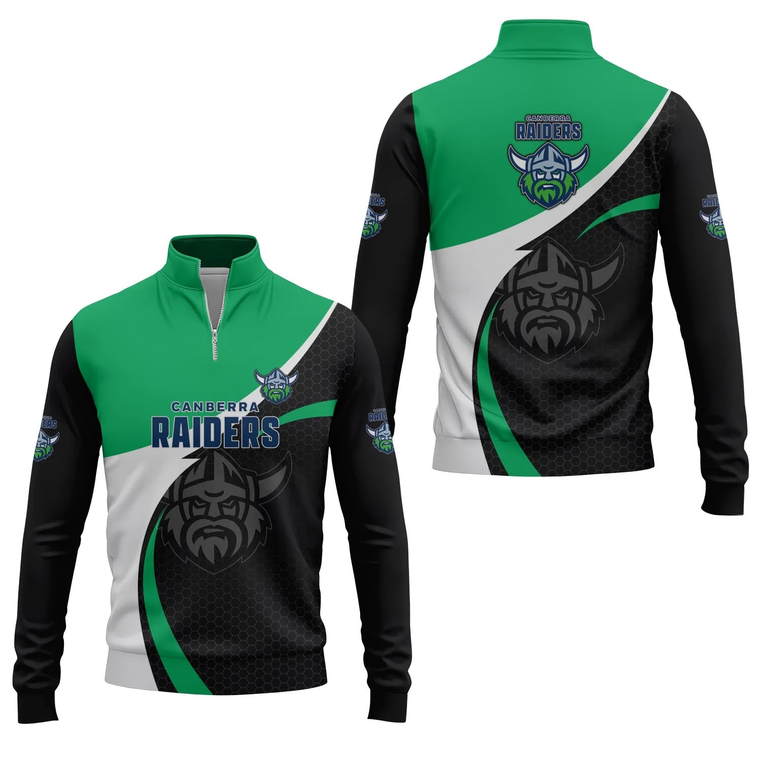 Canberra Raiders Quarter-zip Pullover SC002