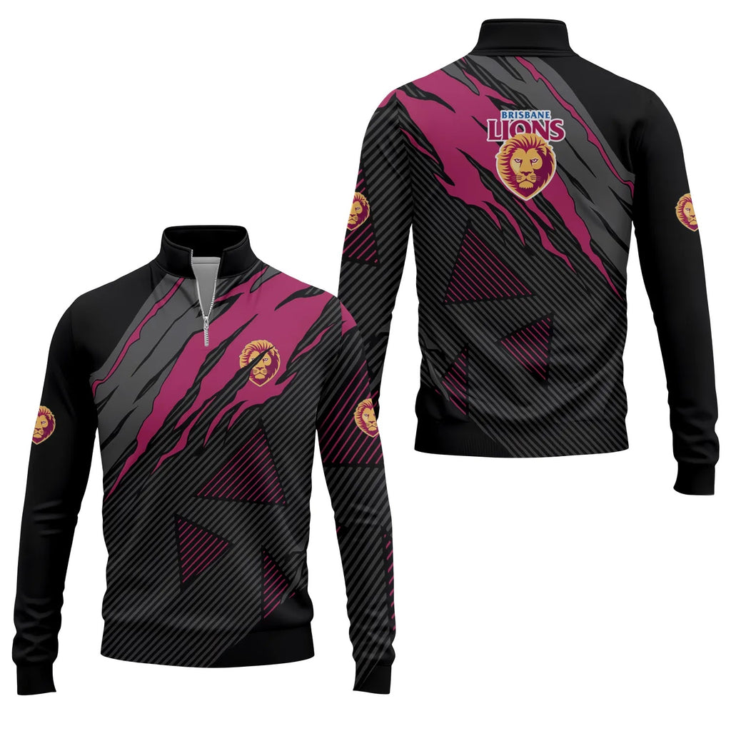 Brisbane Lions Quarter-zip Pullover SC009
