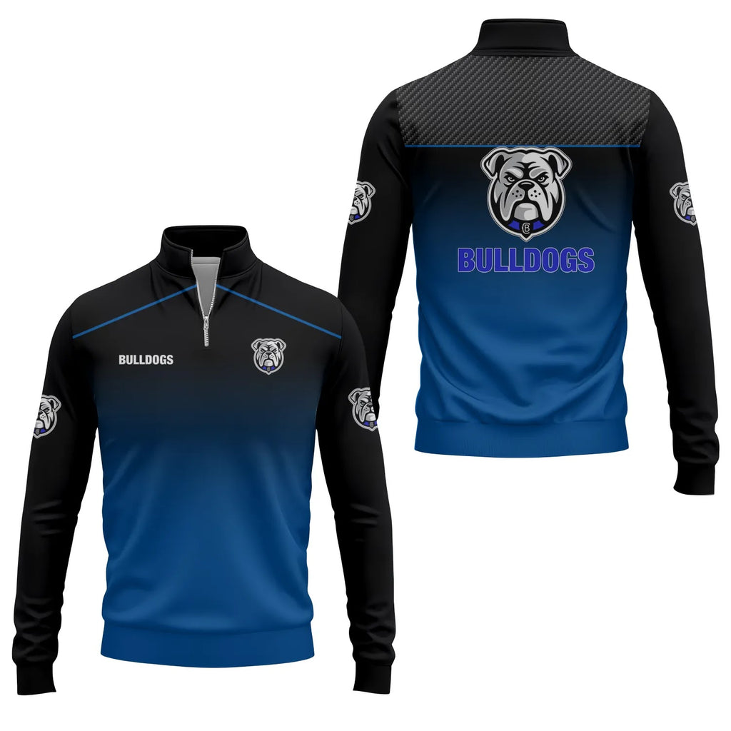 Canterbury-Bankstown Bulldogs Quarter-zip Pullover SC001