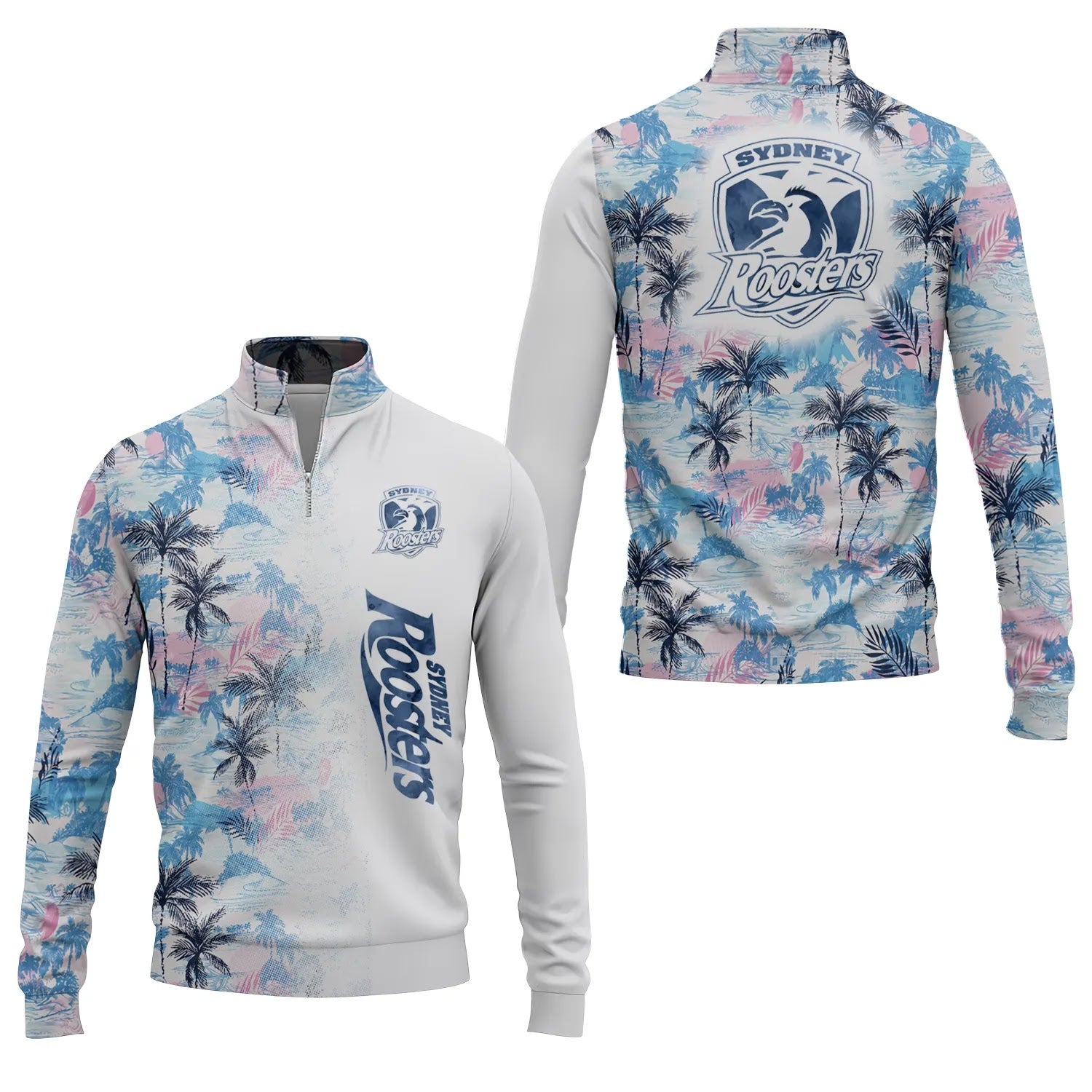 Sydney Roosters Quarter-zip Pullover SHW029