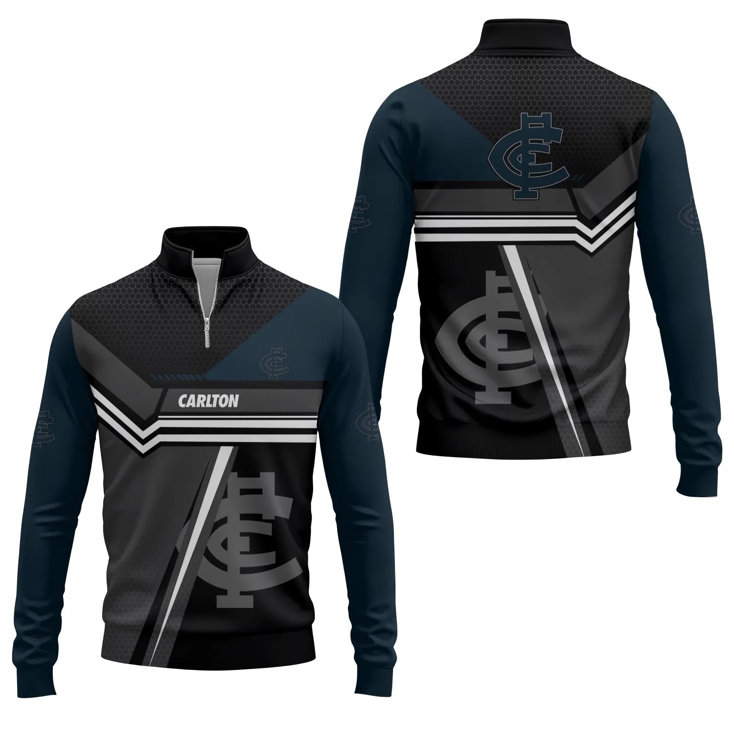 Carlton Blues Quarter-zip Pullover SC071
