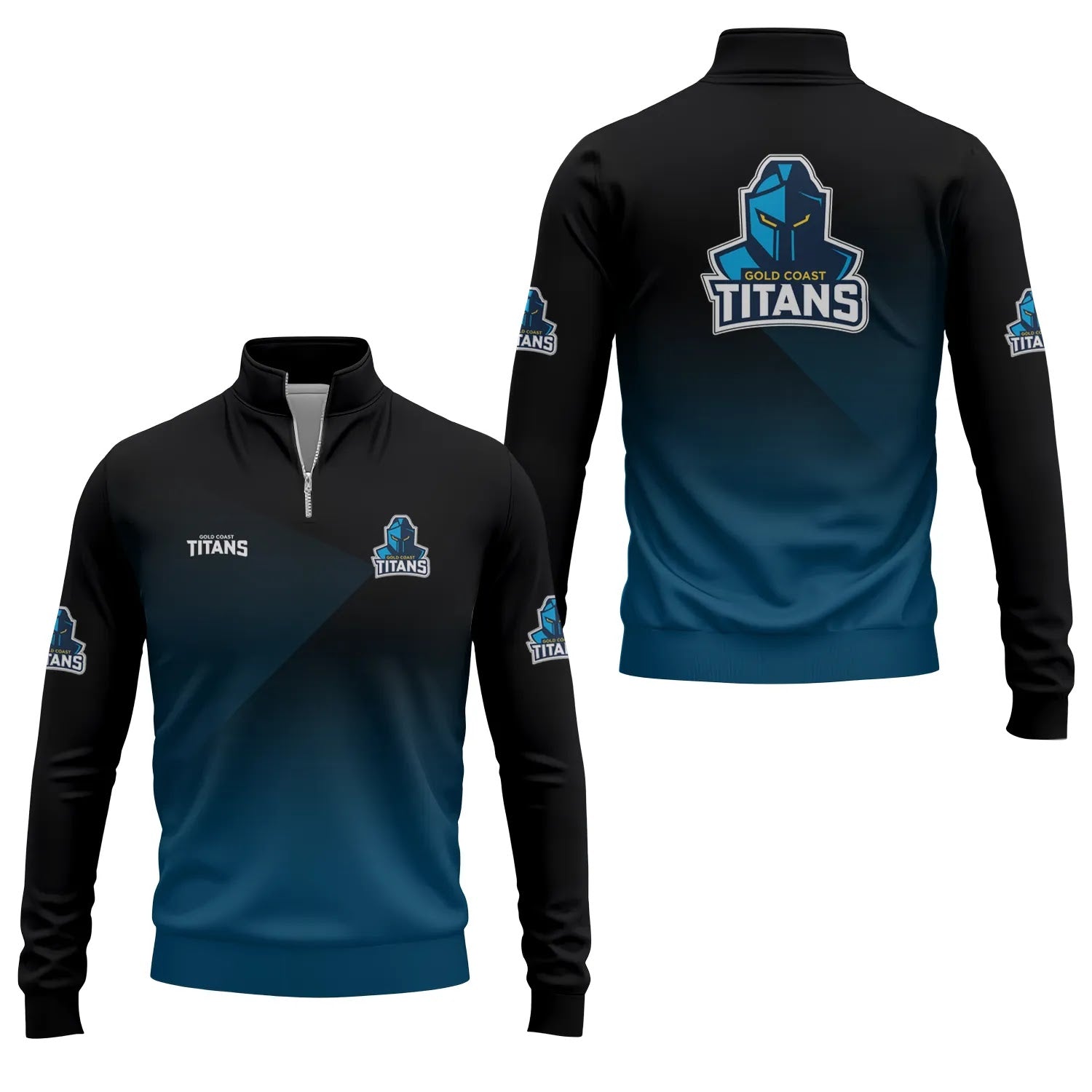 Gold Coast Titans Quarter-zip Pullover SC012