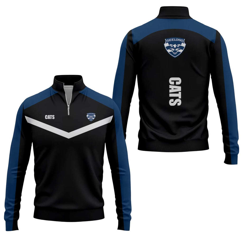 Geelong Cats Quarter-zip Pullover SC035