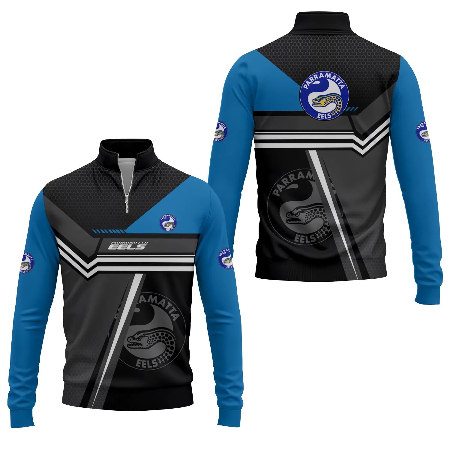 Parramatta Eels Quarter-zip Pullover SC071