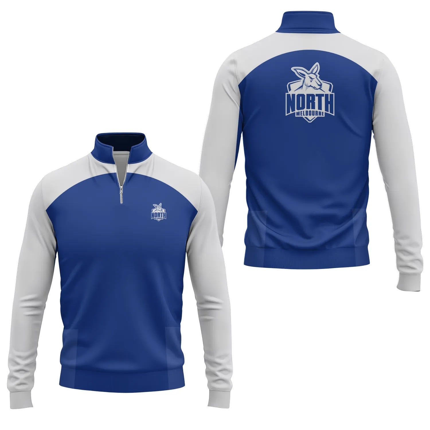 North Melbourne Kangaroos Quarter-zip Pullover SC016