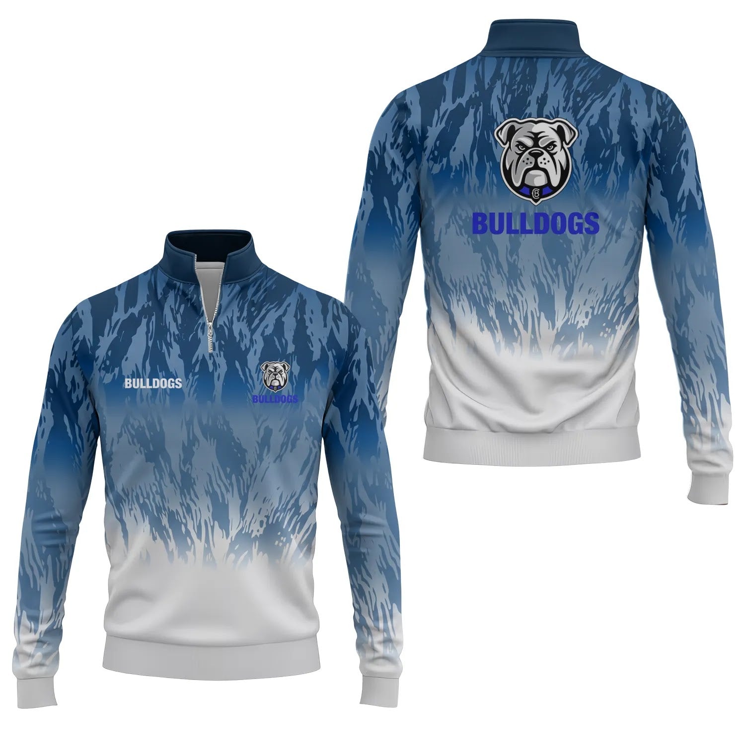 Canterbury-Bankstown Bulldogs Quarter-zip Pullover SC069