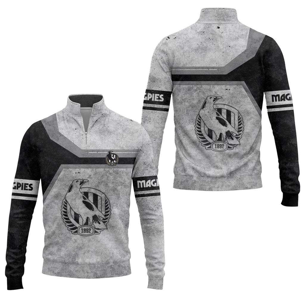 Collingwood Magpies Quarter-zip Pullover SC086