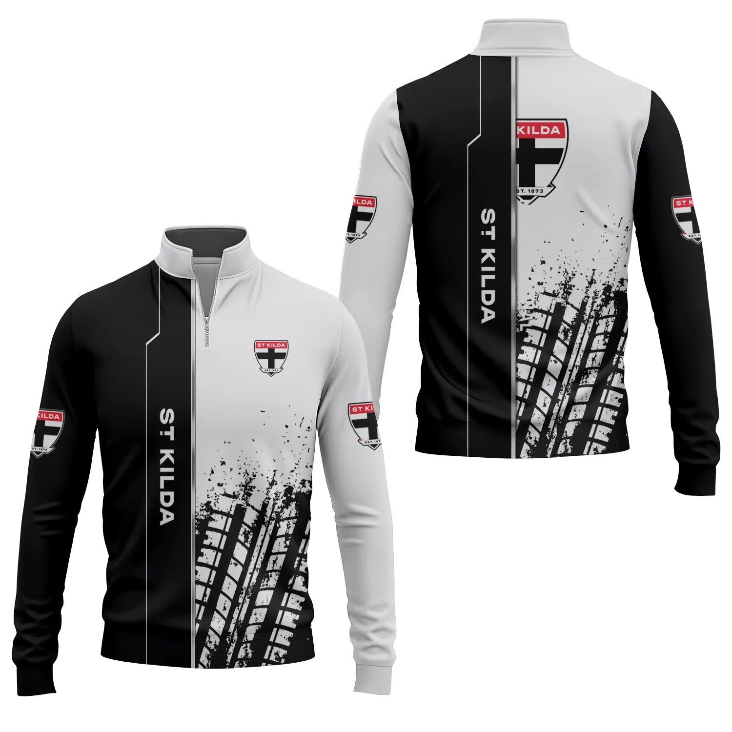 St Kilda Saints Quarter-zip Pullover SC039