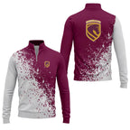 Brisbane Broncos Quarter-zip Pullover SC070