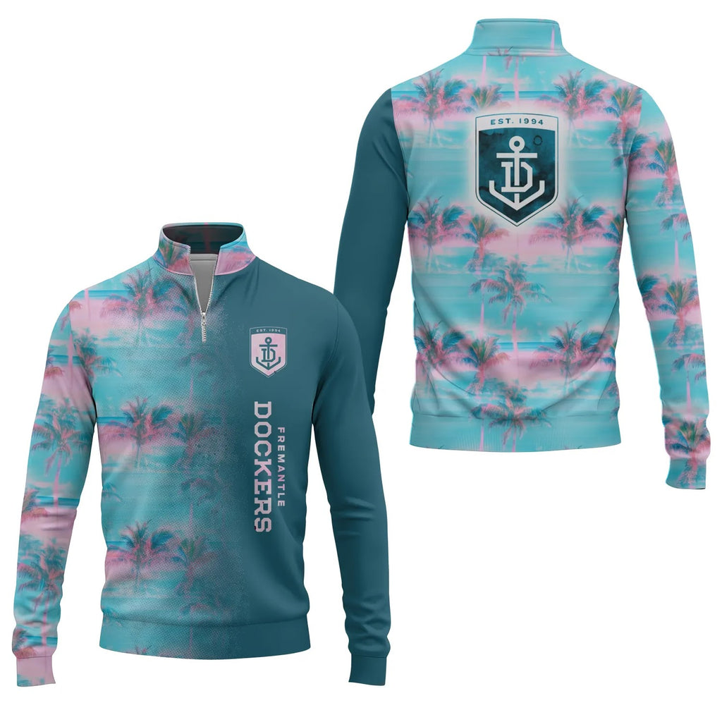 Fremantle Dockers Quarter-zip Pullover SHW058