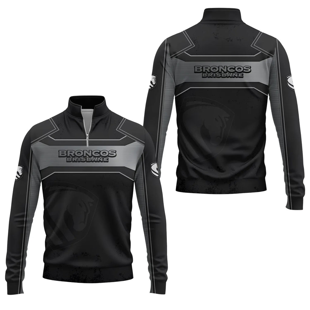 Brisbane Broncos Quarter-zip Pullover SC085