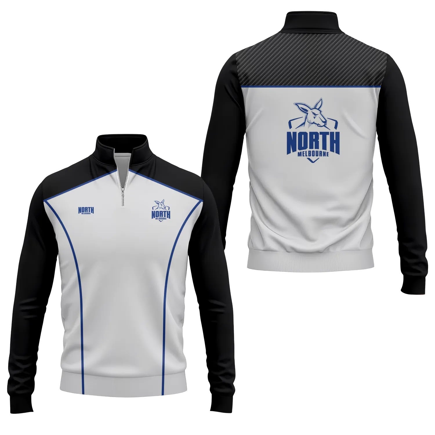 North Melbourne Kangaroos Quarter-zip Pullover SC011