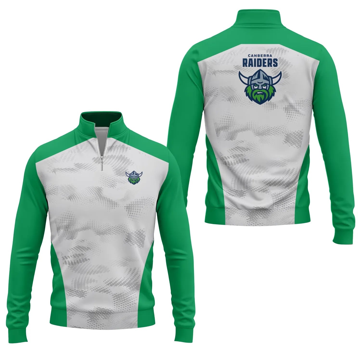 Canberra Raiders Quarter-zip Pullover SC081