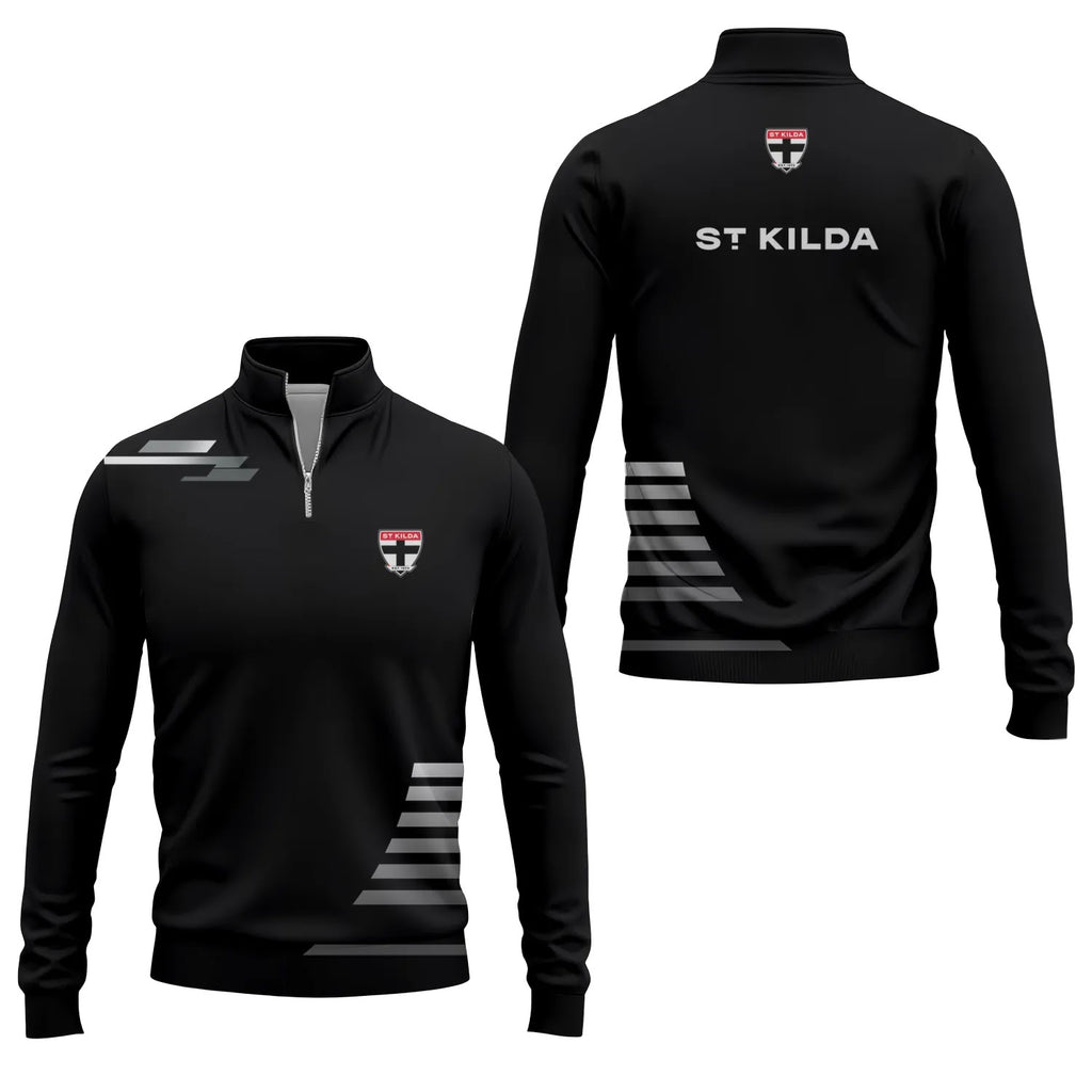 St Kilda Saints Quarter-zip Pullover SC034